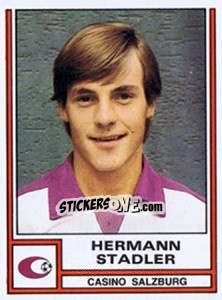 Sticker Hermann Stadler - Österreichische Fußball-Bundesliga 1982-1983 n. 60 - Panini