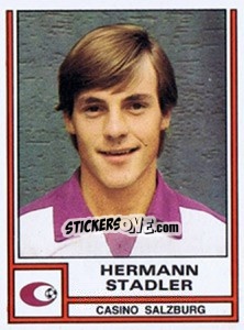 Sticker Hermann Stadler - Österreichische Fußball-Bundesliga 1982-1983 - Panini