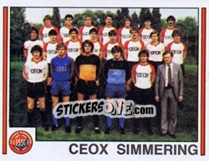Sticker Mannschaft - Österreichische Fußball-Bundesliga 1982-1983 n. 62 - Panini