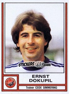 Figurina Ernst Dokupil (trainer) - Österreichische Fußball-Bundesliga 1982-1983 n. 63 - Panini