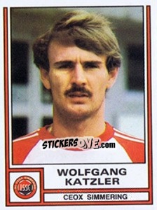 Cromo Wolfgang Katzler - Österreichische Fußball-Bundesliga 1982-1983 - Panini