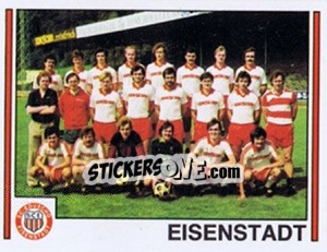 Figurina Mannschaft - Österreichische Fußball-Bundesliga 1982-1983 n. 77 - Panini