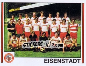 Figurina Mannschaft - Österreichische Fußball-Bundesliga 1982-1983 - Panini