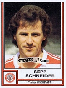 Cromo Sepp Schneider (trainer)