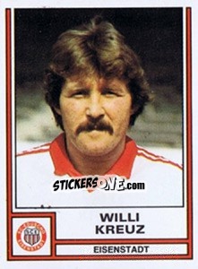 Sticker Willi Kreuz - Österreichische Fußball-Bundesliga 1982-1983 n. 85 - Panini