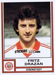 Cromo Fritz Drazan - Österreichische Fußball-Bundesliga 1982-1983 - Panini