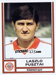 Cromo Laszlo Pusztai - Österreichische Fußball-Bundesliga 1982-1983 - Panini