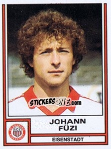 Sticker Johann Füzi - Österreichische Fußball-Bundesliga 1982-1983 - Panini