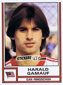 Sticker Harald Gamauf - Österreichische Fußball-Bundesliga 1982-1983 - Panini