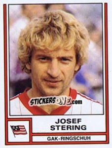 Cromo Josef Stering - Österreichische Fußball-Bundesliga 1982-1983 - Panini