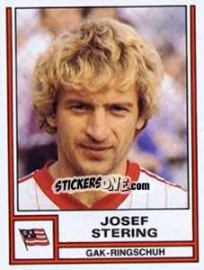 Cromo Josef Stering - Österreichische Fußball-Bundesliga 1982-1983 n. 101 - Panini
