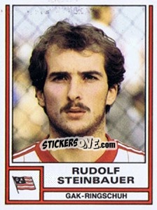 Figurina Rudolf Steinbauer - Österreichische Fußball-Bundesliga 1982-1983 n. 103 - Panini