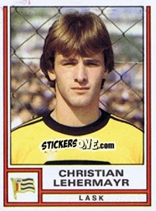 Sticker Christian Lehermayr - Österreichische Fußball-Bundesliga 1982-1983 n. 110 - Panini