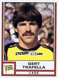 Sticker Gert Trafella - Österreichische Fußball-Bundesliga 1982-1983 - Panini