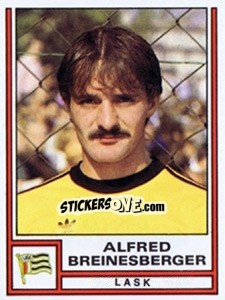 Sticker Alfred Breinesberger - Österreichische Fußball-Bundesliga 1982-1983 - Panini