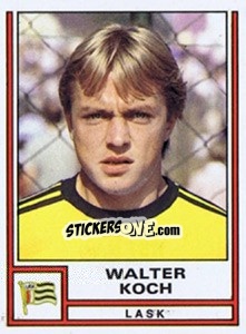 Sticker Walter Koch - Österreichische Fußball-Bundesliga 1982-1983 - Panini