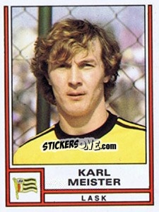Sticker Karl Meister - Österreichische Fußball-Bundesliga 1982-1983 - Panini