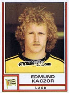 Sticker Edmund Kaczor - Österreichische Fußball-Bundesliga 1982-1983 - Panini