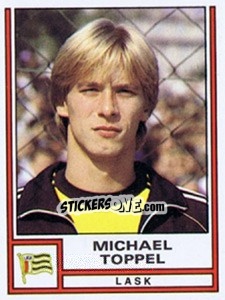 Sticker Michael Toppel - Österreichische Fußball-Bundesliga 1982-1983 - Panini