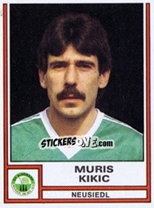 Sticker Muris Kikic - Österreichische Fußball-Bundesliga 1982-1983 - Panini