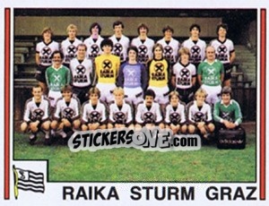 Sticker Mannschaft - Österreichische Fußball-Bundesliga 1982-1983 - Panini