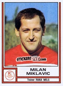 Cromo Milan Miklavic (trainer) - Österreichische Fußball-Bundesliga 1982-1983 - Panini