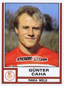Sticker Günter Caha - Österreichische Fußball-Bundesliga 1982-1983 - Panini