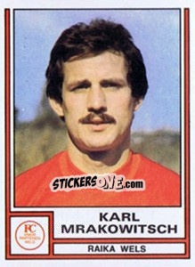 Sticker Karl Mrakowitsch - Österreichische Fußball-Bundesliga 1982-1983 - Panini