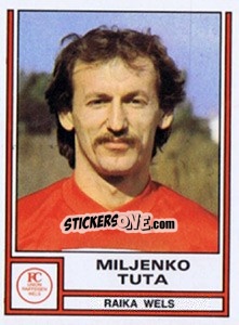Cromo Miljenko Tuta - Österreichische Fußball-Bundesliga 1982-1983 - Panini
