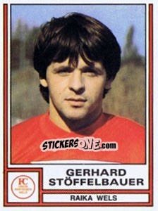 Sticker Gerhard Stöffelbauer - Österreichische Fußball-Bundesliga 1982-1983 - Panini