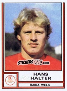 Cromo Hans Halter