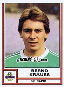 Sticker Bernd Krauss - Österreichische Fußball-Bundesliga 1982-1983 n. 170 - Panini