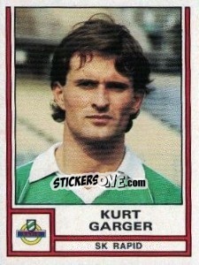 Sticker Kurt Garger - Österreichische Fußball-Bundesliga 1982-1983 - Panini