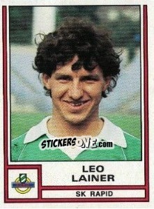 Sticker Leo Lainer - Österreichische Fußball-Bundesliga 1982-1983 - Panini