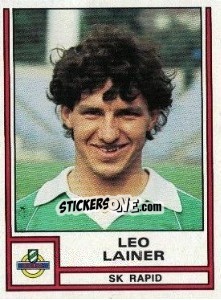 Sticker Leo Lainer - Österreichische Fußball-Bundesliga 1982-1983 n. 174 - Panini