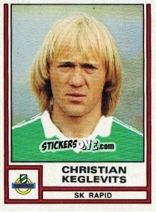 Sticker Christian Keglevits - Österreichische Fußball-Bundesliga 1982-1983 n. 180 - Panini