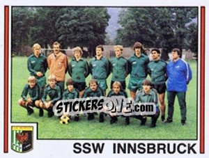 Sticker Mannschaft - Österreichische Fußball-Bundesliga 1982-1983 - Panini