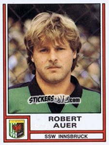 Sticker Robert Auer - Österreichische Fußball-Bundesliga 1982-1983 - Panini