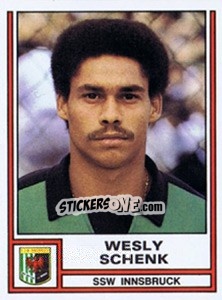 Cromo Wesly Schenk - Österreichische Fußball-Bundesliga 1982-1983 - Panini