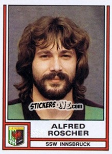 Sticker Alfred Roscher - Österreichische Fußball-Bundesliga 1982-1983 - Panini