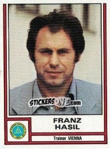 Cromo Franz Hasil (trainer)