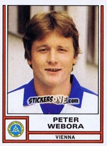 Sticker Peter Webora - Österreichische Fußball-Bundesliga 1982-1983 - Panini