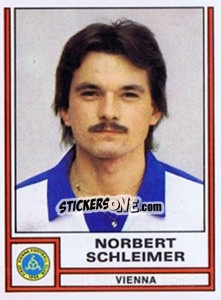 Cromo Norbert Schleimer - Österreichische Fußball-Bundesliga 1982-1983 - Panini