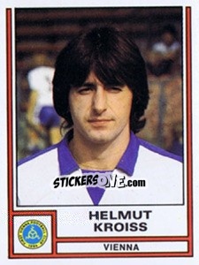Cromo Helmut Kroiss - Österreichische Fußball-Bundesliga 1982-1983 - Panini