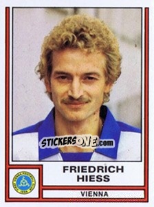 Figurina Friedrich Hiess - Österreichische Fußball-Bundesliga 1982-1983 - Panini