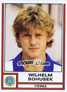 Cromo Wilhelm Bohusek - Österreichische Fußball-Bundesliga 1982-1983 - Panini