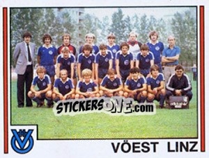 Sticker Mannschaft - Österreichische Fußball-Bundesliga 1982-1983 - Panini