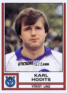 Sticker Karl Hodits - Österreichische Fußball-Bundesliga 1982-1983 - Panini