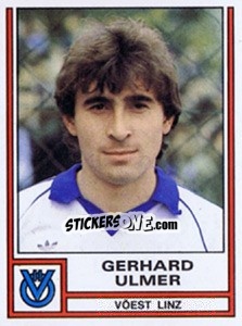 Sticker Gerhard Ulmer - Österreichische Fußball-Bundesliga 1982-1983 - Panini