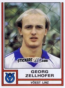 Cromo Georg Zellhofer - Österreichische Fußball-Bundesliga 1982-1983 - Panini